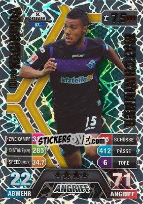 Cromo Elias Kachunga - German Fussball Bundesliga 2014-2015. Match Attax - Topps