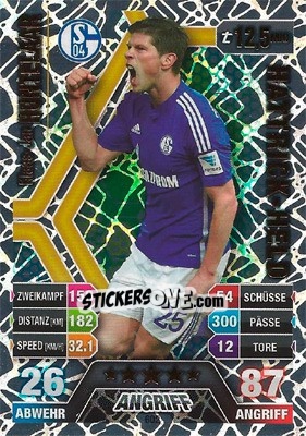 Sticker Klaas-Jan Huntelaar - German Fussball Bundesliga 2014-2015. Match Attax n. 602 - Topps