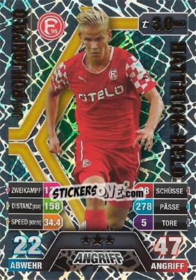 Sticker Joel Pohjanpalo - German Fussball Bundesliga 2014-2015. Match Attax - Topps