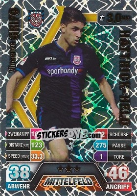 Sticker Vincenzo Grifo - German Fussball Bundesliga 2014-2015. Match Attax n. 605 - Topps