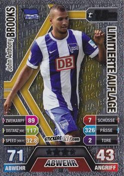Sticker John Anthony Brooks - German Fussball Bundesliga 2014-2015. Match Attax n. L2 - Topps