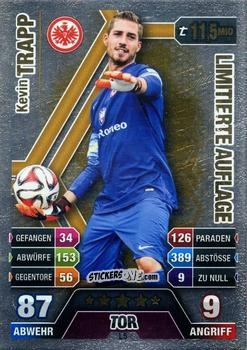 Sticker Kevin Trapp - German Fussball Bundesliga 2014-2015. Match Attax n. L5 - Topps