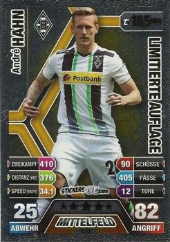 Cromo André Hahn - German Fussball Bundesliga 2014-2015. Match Attax n. L13 - Topps