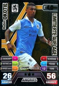 Figurina Rubin Okotie - German Fussball Bundesliga 2014-2015. Match Attax n. L23 - Topps