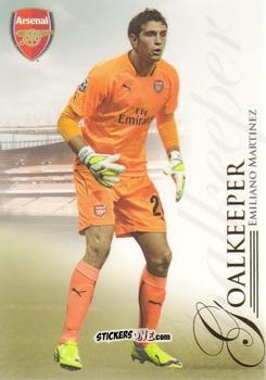 Figurina Emiliano Martinez - UNIQUE Arsenal 2015
 n. 1 - Futera