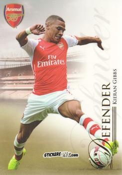 Figurina Kieran Gibbs - UNIQUE Arsenal 2015
 n. 8 - Futera