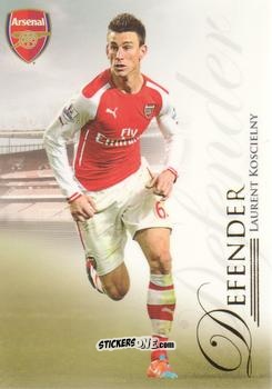 Sticker Laurent Koscielny - UNIQUE Arsenal 2015
 n. 10 - Futera