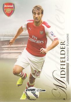 Figurina Mathieu Flamini - UNIQUE Arsenal 2015
 n. 17 - Futera