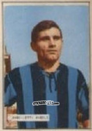 Sticker ANQUILLETTI - Campionato 1965-66
 n. 3 - EDIZIONE FILATELICHE
