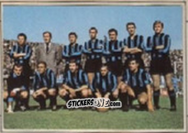 Figurina ATALANTA SQUADRA - Campionato 1965-66
 n. 13 - EDIZIONE FILATELICHE
