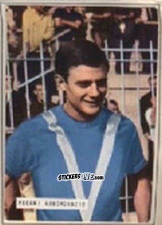 Cromo GEOTTI - Campionato 1965-66
 n. 38 - EDIZIONE FILATELICHE
