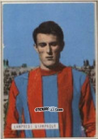 Sticker LAMPREDI - Campionato 1965-66
 n. 55 - EDIZIONE FILATELICHE
