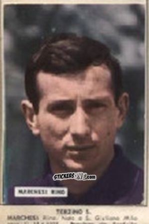 Sticker MARCHESI - Campionato 1965-66
 n. 67 - EDIZIONE FILATELICHE
