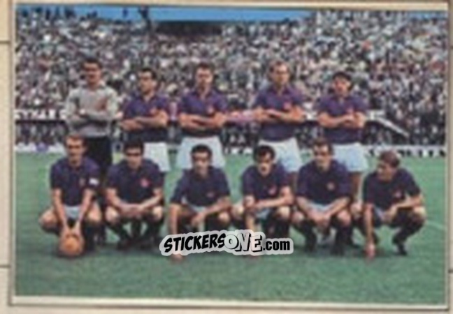 Figurina FIORENTINA SQUADRA - Campionato 1965-66
 n. 78 - EDIZIONE FILATELICHE
