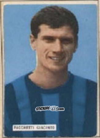 Sticker FACCHETTI - Campionato 1965-66
 n. 93 - EDIZIONE FILATELICHE
