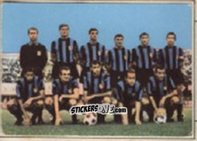 Figurina INTER SQUADRA - Campionato 1965-66
 n. 104 - EDIZIONE FILATELICHE

