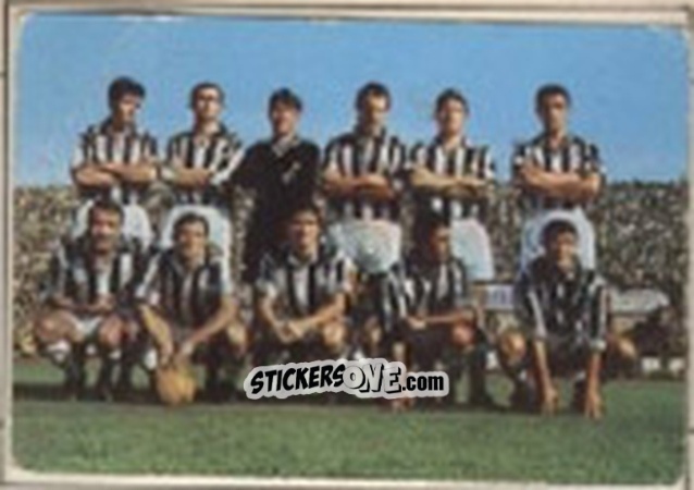 Sticker JUVENTUS SQUADRA - Campionato 1965-66
 n. 117 - EDIZIONE FILATELICHE
