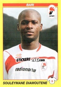 Sticker SOULEYMANE DIAMOUTENE - Calciatori 2009-2010 n. 34 - Panini