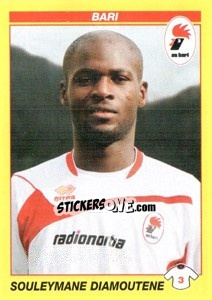 Figurina SOULEYMANE DIAMOUTENE - Calciatori 2009-2010 - Panini