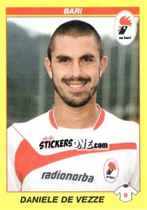 Sticker DANIELE DE VEZZE - Calciatori 2009-2010 n. 36 - Panini