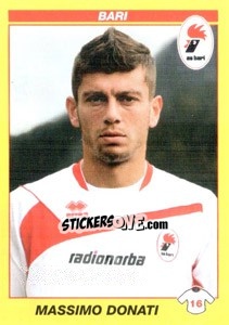 Sticker MASSIMO DONATI - Calciatori 2009-2010 n. 38 - Panini