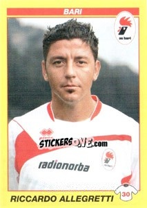 Sticker RICCARDO ALLEGRETTI - Calciatori 2009-2010 n. 39 - Panini