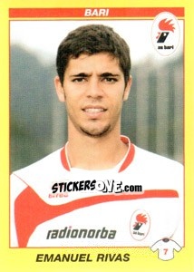 Sticker EMANUEL RIVAS - Calciatori 2009-2010 - Panini