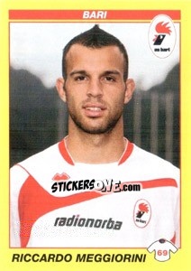 Sticker RICCARDO MEGGIORINI - Calciatori 2009-2010 n. 45 - Panini