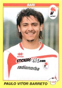 Figurina PAULO VITOR BARRETO - Calciatori 2009-2010 - Panini