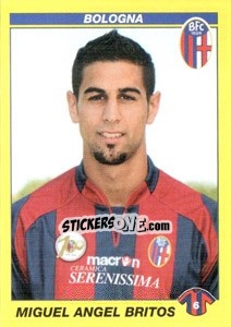 Figurina MIGUEL ANGEL BRITOS - Calciatori 2009-2010 - Panini