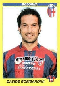 Cromo DAVIDE BOMBARDINI - Calciatori 2009-2010 - Panini