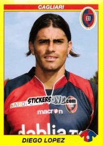 Sticker DIEGO LOPEZ - Calciatori 2009-2010 n. 78 - Panini