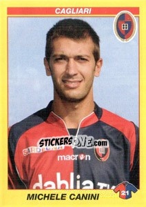 Sticker MICHELE CANINI - Calciatori 2009-2010 n. 80 - Panini