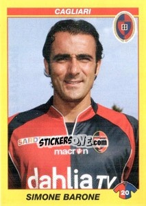 Sticker SIMONE BARONE - Calciatori 2009-2010 n. 88 - Panini