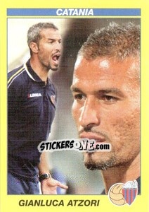 Sticker GIANLUCA ATZORI - Calciatori 2009-2010 n. 100 - Panini