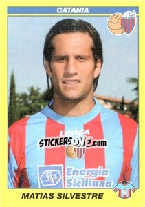 Figurina MATIAS SILVESTRE - Calciatori 2009-2010 - Panini