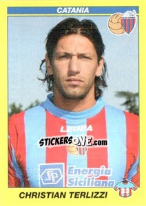 Sticker CHRISTIAN TERLIZZI - Calciatori 2009-2010 n. 107 - Panini