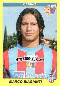 Sticker MARCO BIAGIANTI - Calciatori 2009-2010 - Panini