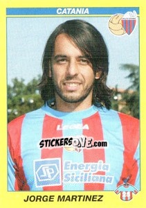 Sticker JORGE MARTINEZ - Calciatori 2009-2010 - Panini