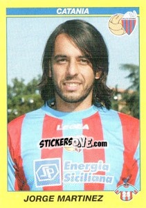 Figurina JORGE MARTINEZ - Calciatori 2009-2010 - Panini