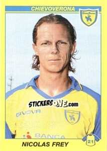 Sticker NICOLAS FREY - Calciatori 2009-2010 n. 128 - Panini