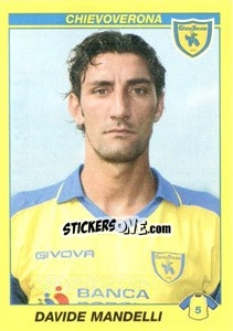 Sticker DAVIDE MANDELLI - Calciatori 2009-2010 n. 130 - Panini