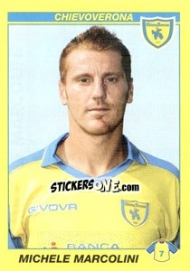 Sticker MICHELE MARCOLINI - Calciatori 2009-2010 n. 136 - Panini