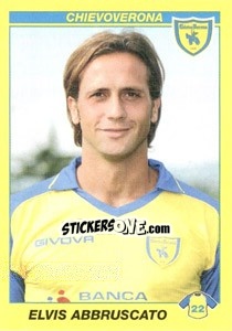 Sticker ELVIS ABBRUSCATO - Calciatori 2009-2010 n. 140 - Panini
