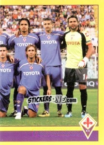 Sticker SQUADRA/2 (Fiorentina) - Calciatori 2009-2010 n. 147 - Panini