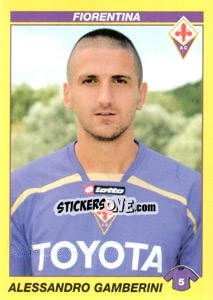 Sticker ALESSANDRO GAMBERINI - Calciatori 2009-2010 - Panini