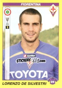 Sticker LORENZO DE SILVESTRI - Calciatori 2009-2010 - Panini