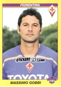 Sticker MASSIMO GOBBI - Calciatori 2009-2010 n. 157 - Panini