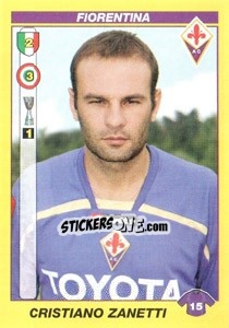 Cromo CRISTIANO ZANETTI - Calciatori 2009-2010 n. 159 - Panini