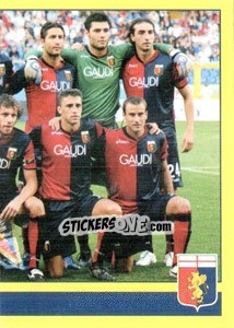 Figurina SQUADRA/2 (Genoa) - Calciatori 2009-2010 - Panini